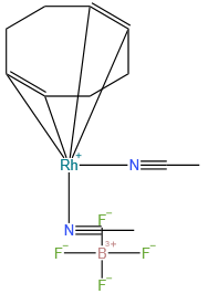 Bis(acetonitrile)(1,5-cyclooctadiene)rhodium(1+) tetrafluoroborate