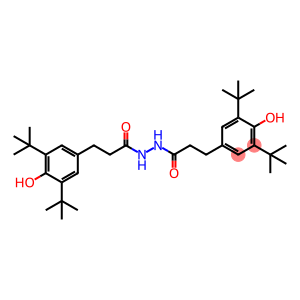 3,5-Bis-(1,1-dimethylethyl)-4-hydroxybenzenepropanoic acid 2-{3-[3,5-bis-(1,1-dimethylethyl)-4-hydroxyphenyl}-1-oxopropyl}-hydrazide