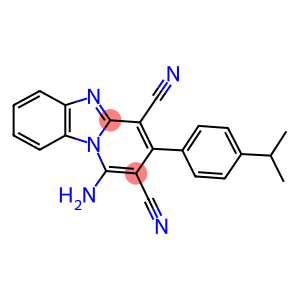 1-amino-3-(4-isopropylphenyl)pyrido[1,2-a]benzimidazole-2,4-dicarbonitrile