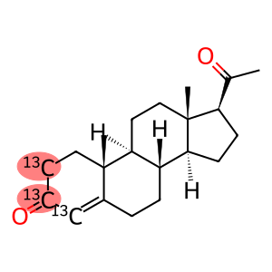 Progesterone-[2,3,4-13C3]