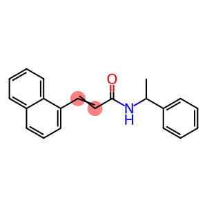 3-(1-naphthyl)-N-(1-phenylethyl)acrylamide