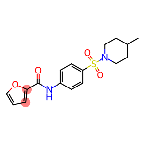 N-{4-[(4-methylpiperidin-1-yl)sulfonyl]phenyl}furan-2-carboxamide