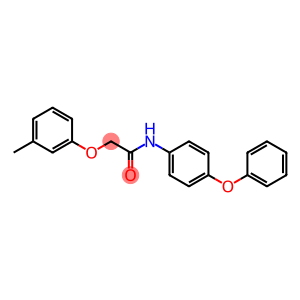 2-(3-methylphenoxy)-N-(4-phenoxyphenyl)acetamide