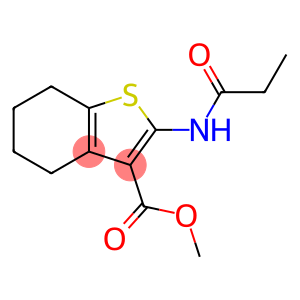 methyl 2-(propionylamino)-4,5,6,7-tetrahydro-1-benzothiophene-3-carboxylate