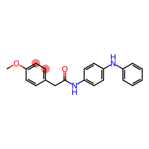 N-(4-anilinophenyl)-2-(4-methoxyphenyl)acetamide