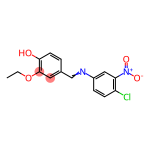 4-[({4-chloro-3-nitrophenyl}imino)methyl]-2-ethoxyphenol