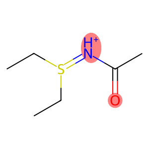 (1-Oxylatoethylideneamino)diethylsulfonium