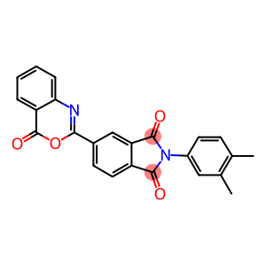 2-(3,4-dimethylphenyl)-5-(4-oxo-4H-3,1-benzoxazin-2-yl)-1H-isoindole-1,3(2H)-dione