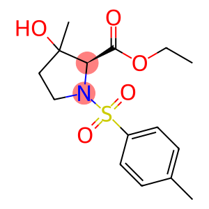 ethyl 3-hydroxy-3-methyl-1-tosylpyrrolidine-2-carboxylate