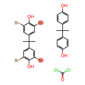 4,4'-(1-methylethylidene)bis[2,6-dibromophenol]-poly[oxycarbonyloxy-1,4-phenylene(1-methylethylidene)-1,4-phenylene] copolymer