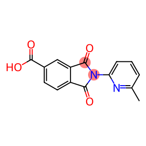 2-(6-METHYLPYRIDIN-2-YL)-1,3-DIOXOISOINDOLINE-5-CARBOXYLIC ACID