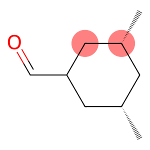 Cyclohexanecarboxaldehyde, 3,5-dimethyl-, (3R,5S)-rel- (9CI)