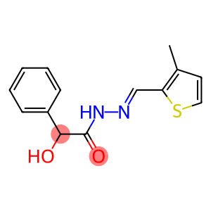 2-hydroxy-N'-[(E)-(3-methylthiophen-2-yl)methylidene]-2-phenylacetohydrazide