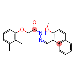 2-(2,3-dimethylphenoxy)-N'-[(2-methoxy-1-naphthyl)methylene]acetohydrazide
