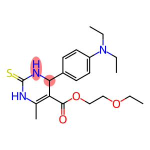 2-(ethyloxy)ethyl 4-[4-(diethylamino)phenyl]-6-methyl-2-thioxo-1,2,3,4-tetrahydropyrimidine-5-carboxylate