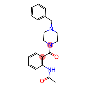 N-{2-[(4-benzyl-1-piperazinyl)carbonyl]phenyl}acetamide
