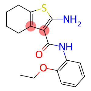 Benzo[b]thiophene-3-carboxamide, 2-amino-N-(2-ethoxyphenyl)-4,5,6,7-tetrahydro-