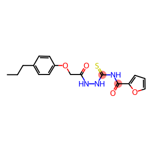 N-({2-[(4-propylphenoxy)acetyl]hydrazino}carbothioyl)-2-furamide