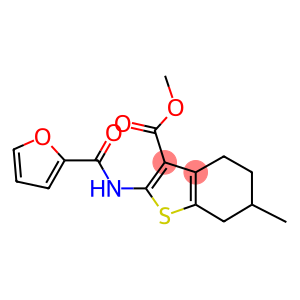 methyl 2-(2-furoylamino)-6-methyl-4,5,6,7-tetrahydro-1-benzothiophene-3-carboxylate