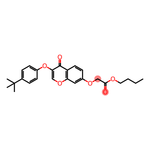 butyl {[3-(4-tert-butylphenoxy)-4-oxo-4H-chromen-7-yl]oxy}acetate