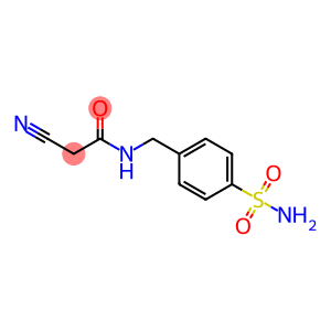 2-cyano-N-[(4-sulfamoylphenyl)methyl]acetamide