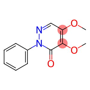 3(2H)-Pyridazinone, 4,5-dimethoxy-2-phenyl-