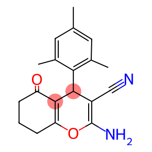 2-amino-4-mesityl-5-oxo-5,6,7,8-tetrahydro-4H-chromene-3-carbonitrile