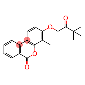 3-(3,3-dimethyl-2-oxobutoxy)-4-methyl-6H-benzo[c]chromen-6-one