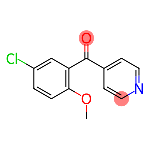 (5-CHLORO-2-METHOXYPHENYL)-4-PYRIDINYL-METHANONE