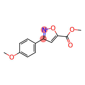 5-Isoxazolecarboxylic acid, 3-(4-Methoxyphenyl)-, Methyl ester