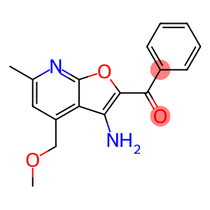 [3-amino-4-(methoxymethyl)-6-methylfuro[2,3-b]pyridin-2-yl](phenyl)methanone