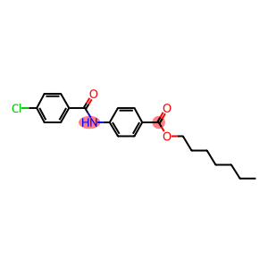 heptyl 4-[(4-chlorobenzoyl)amino]benzoate