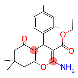 ethyl 2-amino-4-(2,4-dimethylphenyl)-7,7-dimethyl-5-oxo-5,6,7,8-tetrahydro-4H-chromene-3-carboxylate