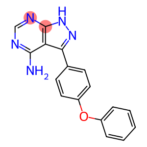 2) 3-(4-PHENOXYPHENYL)-1H-PYRAZOLO[3,4-D]PYRIMIDIN-4-AMINE
