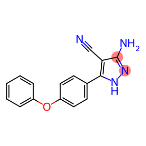 5-amino-3-(4-phenoxyphenyl)-1H-pyrazole-4-carbonitrile