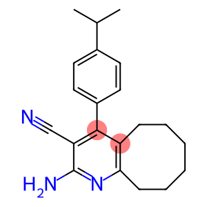 2-amino-4-(4-isopropylphenyl)-5,6,7,8,9,10-hexahydrocycloocta[b]pyridine-3-carbonitrile