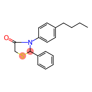 3-(4-butylphenyl)-2-phenyl-1,3-thiazolidin-4-one