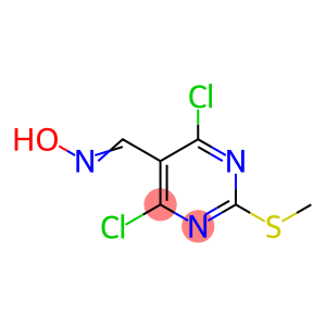 2-甲硫基-4,6-二氯嘧啶-5-肟