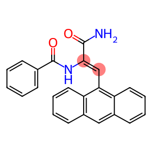 N-[1-(aminocarbonyl)-2-(9-anthryl)vinyl]benzamide