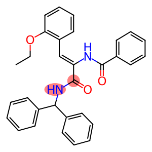 N-[1-[(benzhydrylamino)carbonyl]-2-(2-ethoxyphenyl)vinyl]benzamide