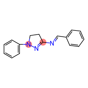 N-benzylidene-N-(1-phenyl-4,5-dihydro-1H-pyrazol-3-yl)amine
