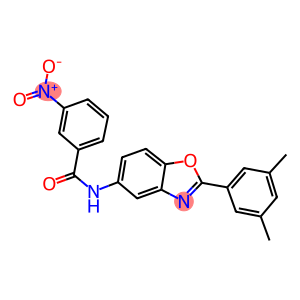 N-[2-(3,5-dimethylphenyl)-1,3-benzoxazol-5-yl]-3-nitrobenzamide