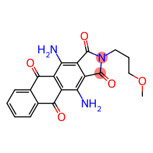 4,11-diamino-2-(3-methoxypropyl)-1h-naphth[2,3-f]isoindole-1,3,5,10(2h)-tetrone