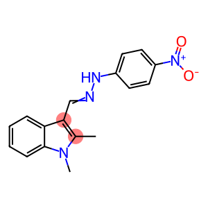 1,2-dimethyl-1H-indole-3-carbaldehyde {4-nitrophenyl}hydrazone