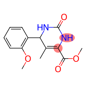 4-Pyrimidinecarboxylicacid,1,2,3,6-tetrahydro-6-(2-methoxyphenyl)-5-methyl-2-oxo-,methylester(9CI)