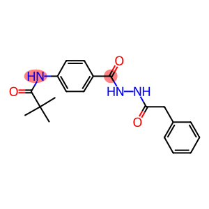 2,2-dimethyl-N-(4-{[2-(phenylacetyl)hydrazino]carbonyl}phenyl)propanamide