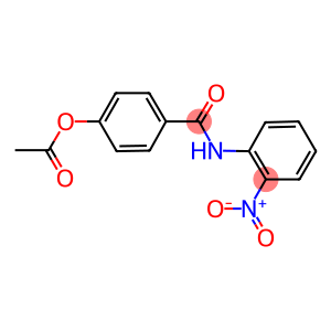 4-({2-nitroanilino}carbonyl)phenyl acetate