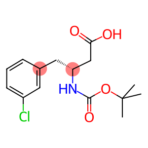 N-叔丁氧羰基-(R)-3-氨基-4-(3-氯苯基)丁酸
