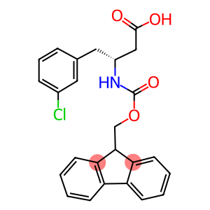 N-BETA-(9-FLUORENYLMETHOXYCARBONYL)-D-BETA-HOMO(3-CHLOROPHENYL)ALANINE