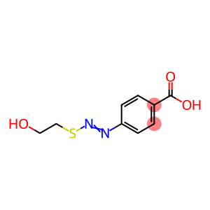 4-((E)-2-[(2-羟基乙基)磺胺]二氮烯基)苯酸